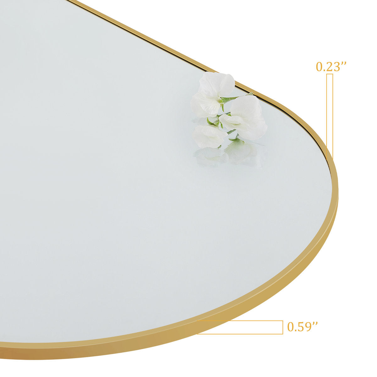 Metal Arched Full Length Mirror (set Of 2)